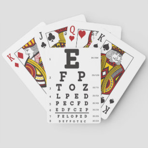 optische optometrie Klassieke speelkaarten