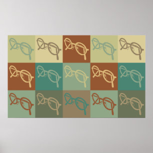 Optische Pop Art Poster