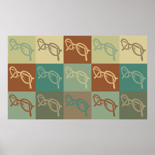 Optische Pop Art Poster (Voorkant)