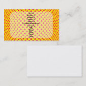 Optische puntverlichting visitekaartje (Voorkant / Achterkant)