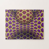 Optische rode buis en bol uitdagend legpuzzel (Horizontaal)