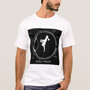 Optische smeltkroes, zwart getal t-shirt