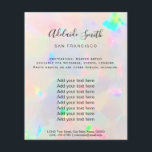 optische textuur flyer<br><div class="desc">schoonheidssalon professionele make - up kunstenaar flyer</div>