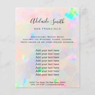 optische textuur flyer