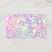 optische textuur paarse folie dank u visitekaartje (Achterkant)