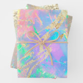 optische textuur van papierbladen inpakpapier vel (In situ)