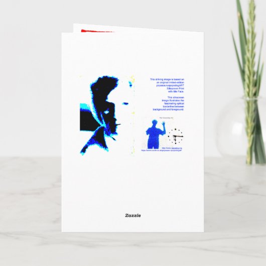 Optische verjaardagskaart van psychologen kaart (Achterkant)