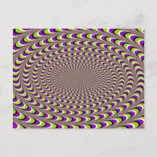 Optische verlichting briefkaart