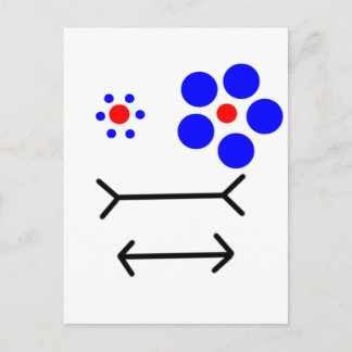 Optische verlichting briefkaart