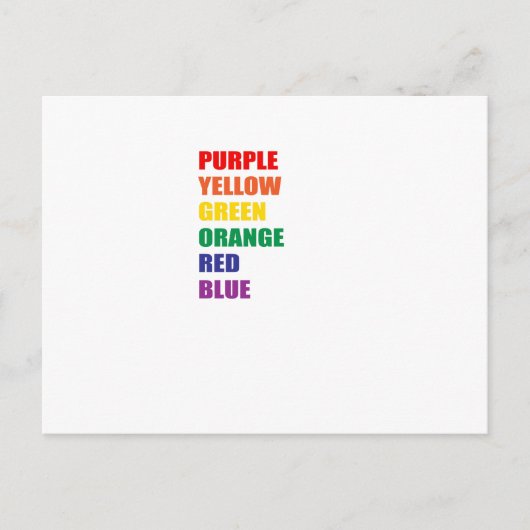 Optische verlichting briefkaart (Voorkant)