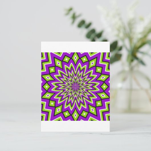 Optische verlichting briefkaart (Staand voorkant)