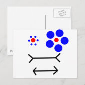 Optische verlichting briefkaart (Voorkant / Achterkant)