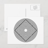 Optische verlichting briefkaart (Voorkant / Achterkant)