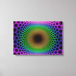 Optische verlichting canvas afdruk
