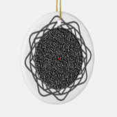 Optische verlichting keramisch ornament (Rechts)