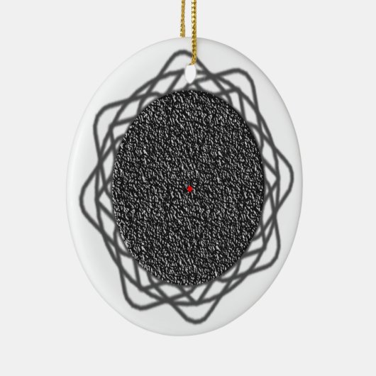 Optische verlichting keramisch ornament (Rechts)