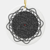 Optische verlichting keramisch ornament (Voorkant)