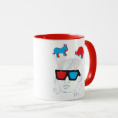 Optische verlichting mok (Voorkant rechts)