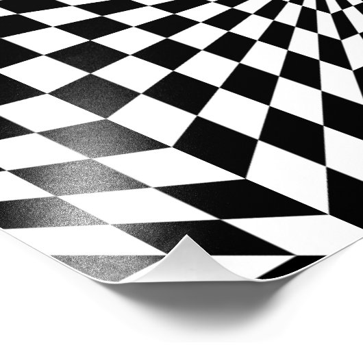 Optische verlichting op het bord foto afdruk (Hoek)