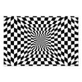 Optische verlichting op het bord foto afdruk (Voorkant)