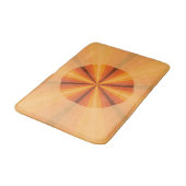 Optische verlichting Oranje badmat (Gekanteld)