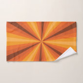 Optische verlichting Oranje handdoekset Bad Handdoek (Handdoek)