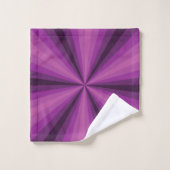 Optische verlichting Paarse handdoekset Bad Handdoek (Wasdoekje)