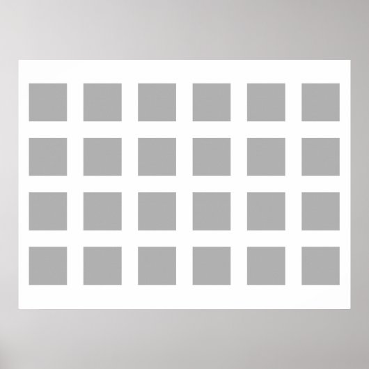 Optische verlichting PerspectiefStippen grijs en w Poster (Voorkant)