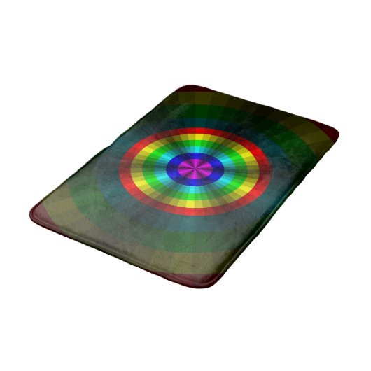 Optische verlichting Rainbow Bath Mat (Gekanteld)