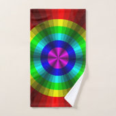 Optische verlichting Rainbow Bathroom-handdoekset Bad Handdoek (Handdoek)