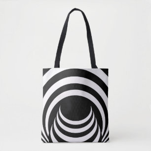 Optische verlichting tote bag