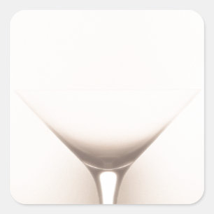 Optische verlichting vierkante sticker