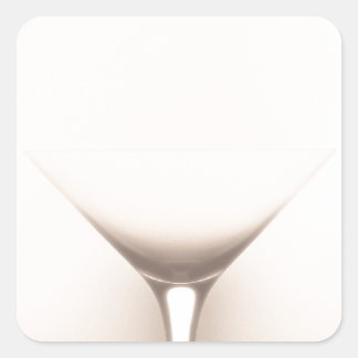 Optische verlichting vierkante sticker