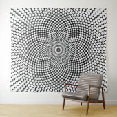 Optische verlichting wandkleed (In Situ (horizontaal))