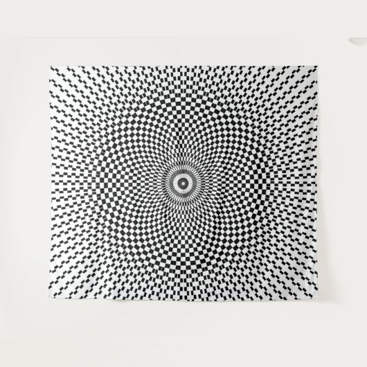 Optische verlichting wandkleed (Voorkant (horizontaal))