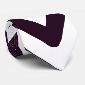 Optische verlichting zwart-wit diamant stropdas (Opgerold)