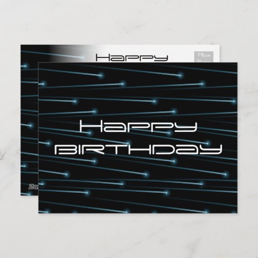 Optische vezelkabels briefkaart (Voorkant / Achterkant)