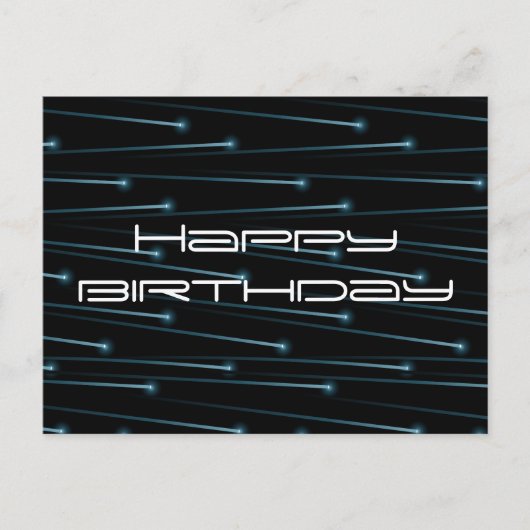 Optische vezelkabels briefkaart (Voorkant)