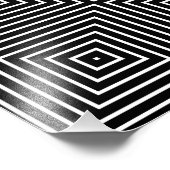 Optische vierkantsverlichting foto afdruk (Hoek)