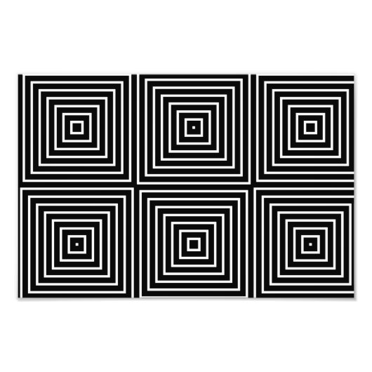 Optische vierkantsverlichting foto afdruk (Voorkant)