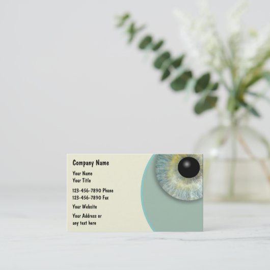 Optische Visitekaartjes (Staand voorkant)