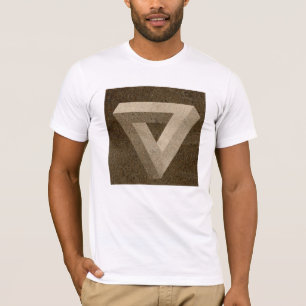 Optische wanen - de onmogelijke driehoek t-shirt