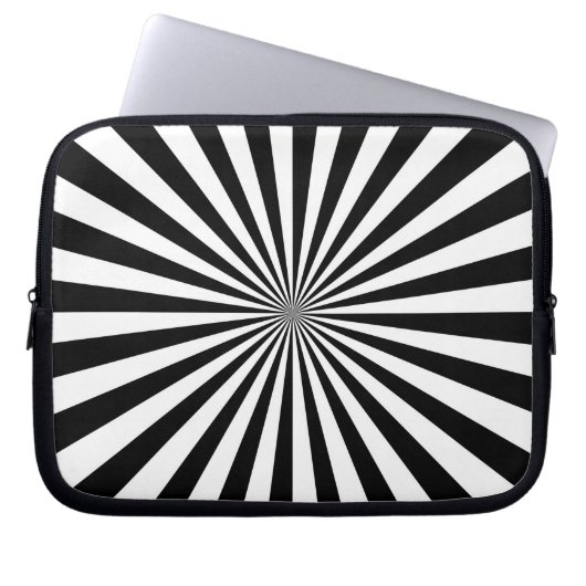 Optische Zonneknal Draaiend Wielontwerp Laptop Sleeve (Voorkant)