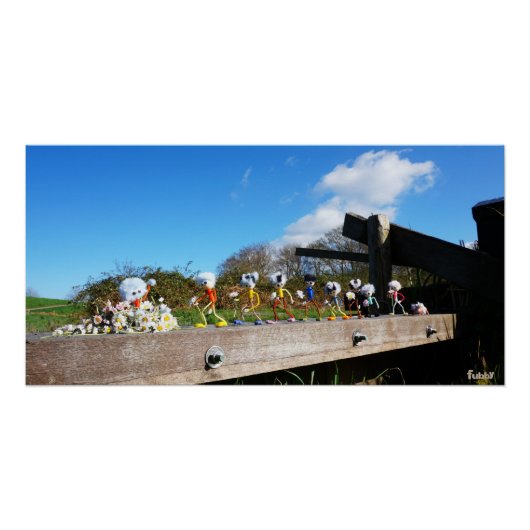 Optocht van Fubby's naar felicitatie. Perfect Poster (Voorkant)