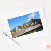 Optocht van Fubby's naar felicitatie. Rechthoekige Sticker (Envelop)