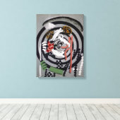 Optofoon 2 | Francis Picabia | Canvas Afdruk (Insitu (Houten vloer))