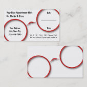 Optometrie Appointkaarten Afsprakenkaartje (Voorkant / Achterkant)