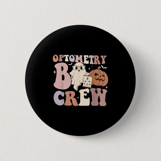 Optometrie bemanning Optometrie Boo bemanning Hall Ronde Button 5,7 Cm (Voorkant)
