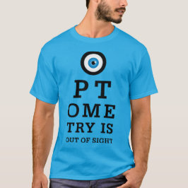 Optometrie buiten bereik t-shirt