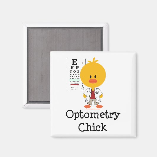 Optometrie Chick Magnet (Voorkant / Achterkant)